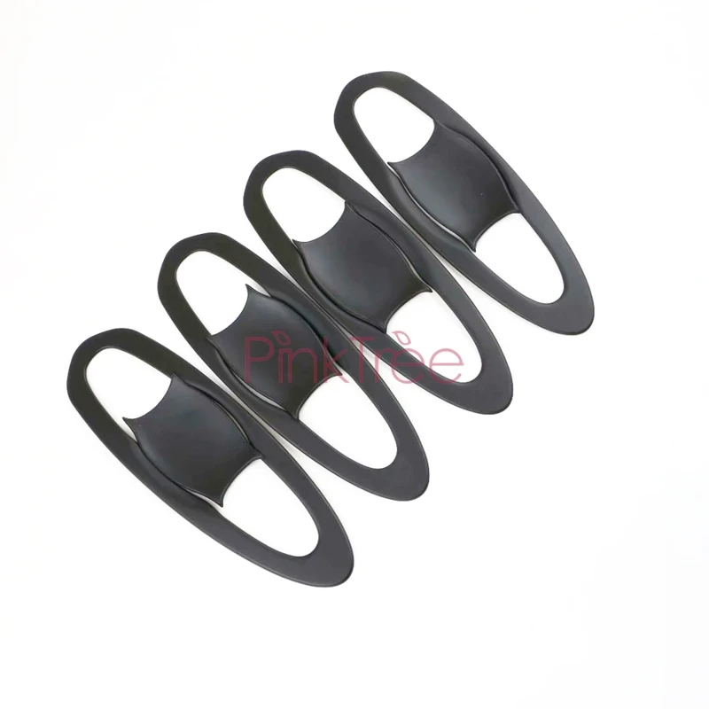 Аксессуары для Toyota Innova 2016 2017 2018 хромированная дверная ручка Чаша отделка черный