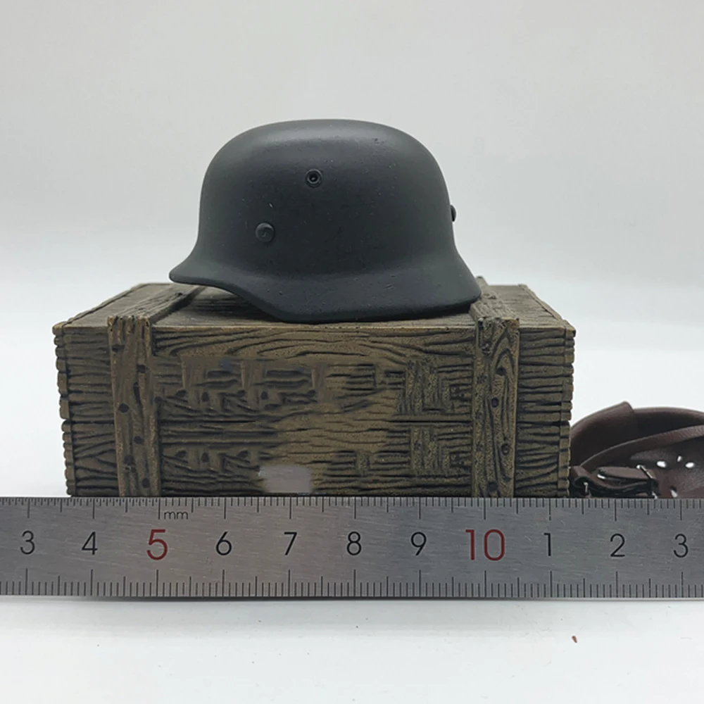1/6 фигурки солдат Второй мировой войны немецкий M35 зеленый-серый металлический