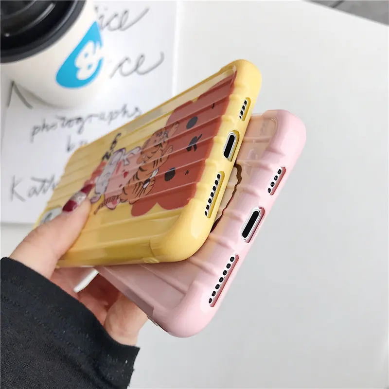 Милый мультяшный чехол для телефона с изображением зоопарка iPhone 6 S 7 8 Plus X XR XS MAX 11