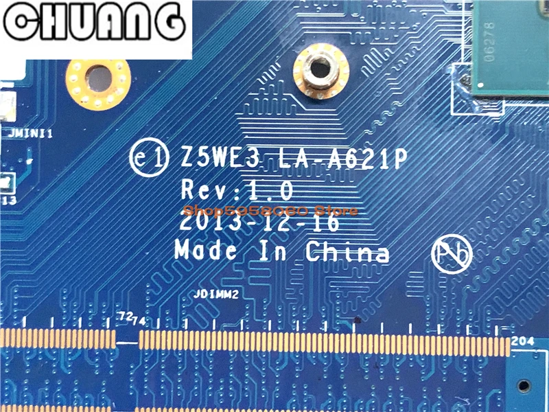 Материнская плата для ноутбука Acer aspire E1-510 Z5WE3 E1-510-2500 NBC3A11001 DDR3L N2920 100% рабочий |