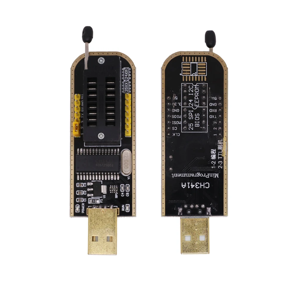 USB-программатор CH341A 24 25 серия EEPROM модуль программатора с флэш-BIOS + зажим SOIC8 SOP8 для