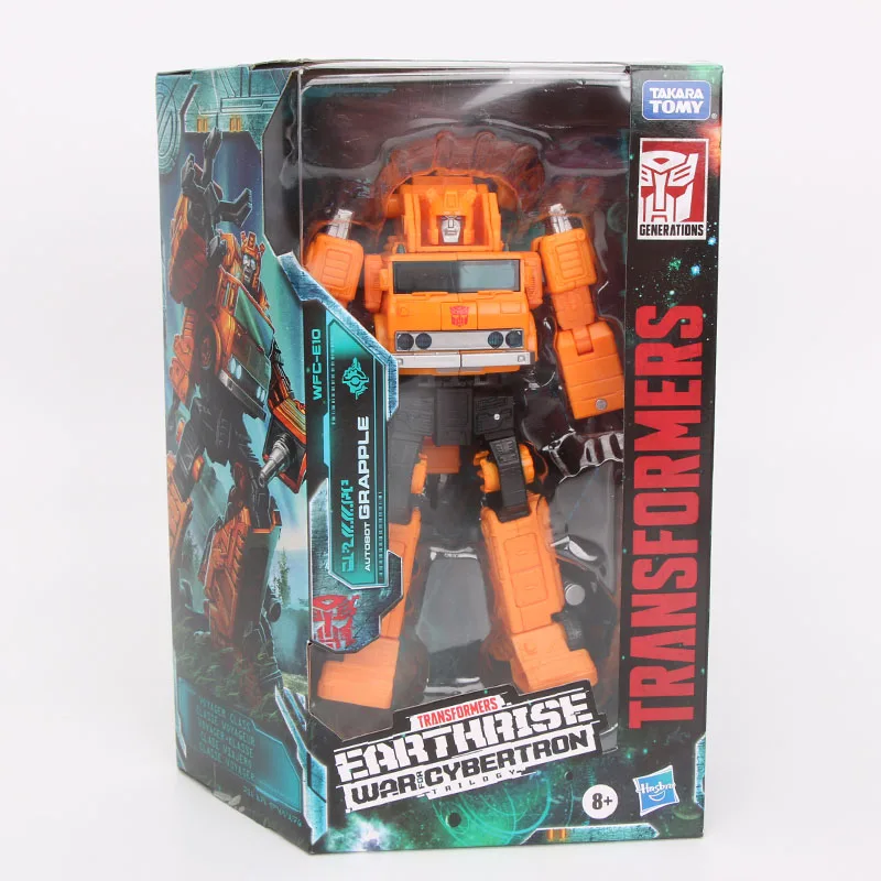 

Hasbro Transformers Toys Generations War for Cybertron Earthrise Voyager WFCE10 Autobot Grapple Action Figure Kids Ages 8 and Up