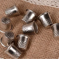 3 pcs thimbles tailor sewing tool silver metal grip finger shield protector pin needle handworking sew machine accessory lpfk