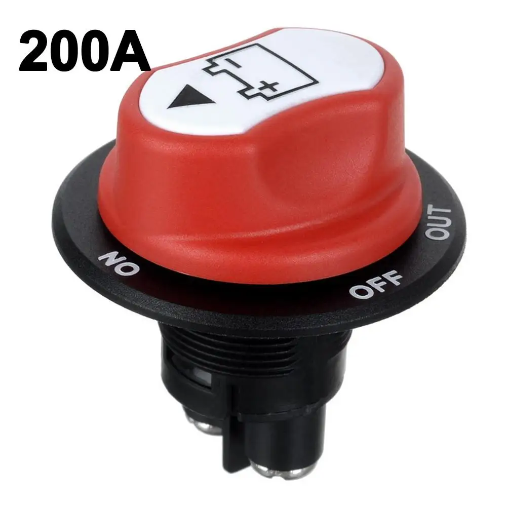 

50A 100A 200A Battery Isolator Cut Out Off Kill Switch Kit Car Race Rally Switch for Motorcycle Car Boart 12-48V