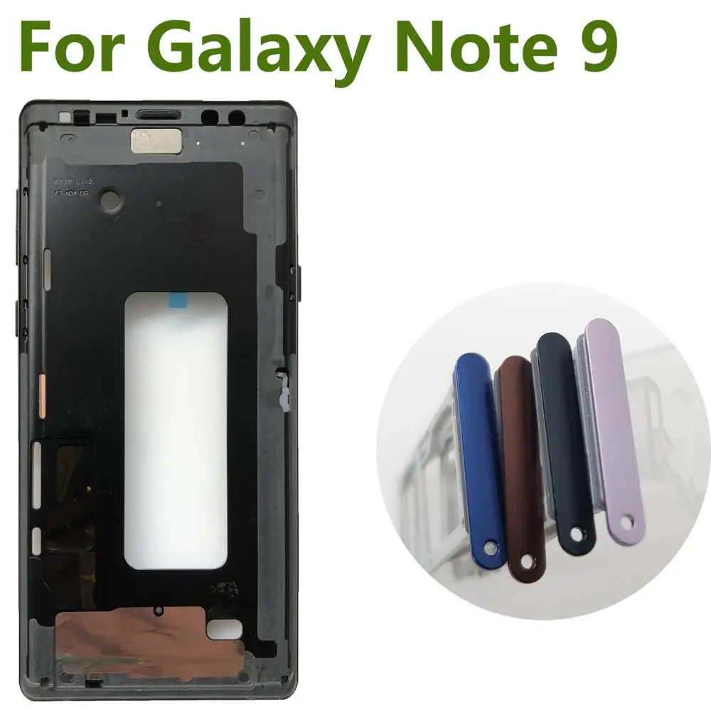 Корпус средняя рамка панель ободок ремонт крышки для Samsung Galaxy Note 9 N960 N960FD N960U