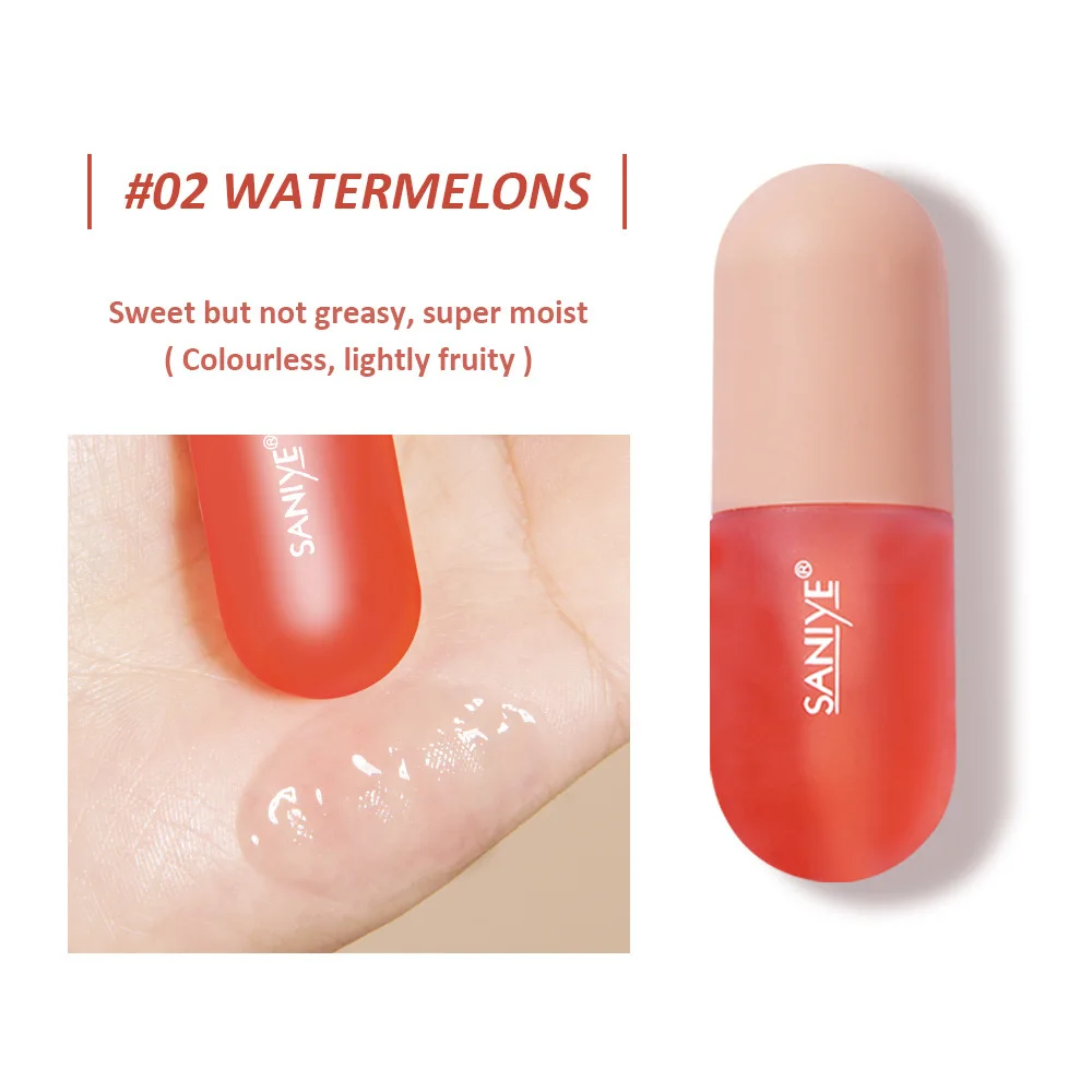 

Capsule Lip Oil, Moisturizing and Diminishing Lip Wrinkles, Elastic and Moisturizing Lip Oil Cute Makeup Lip Balm Strawberry