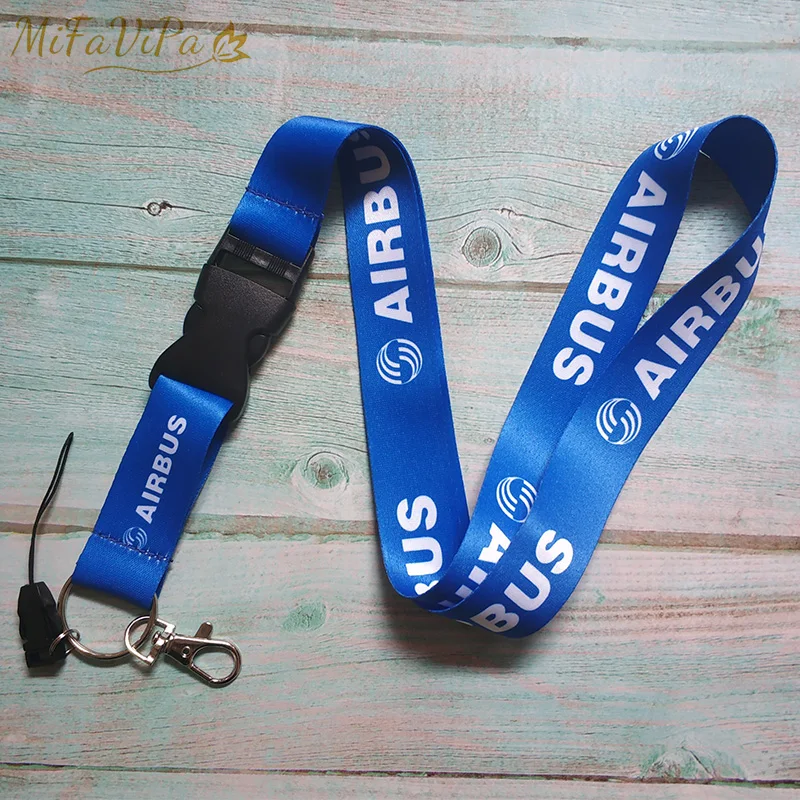 MiFaViPa шейные ремешки для аэробусов цепочка ключей синий шнурок Боинга брелок