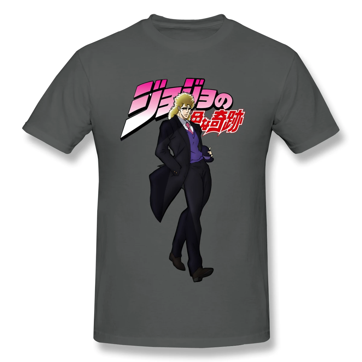 Jojo экстравагантная футболка adventure Красная Футболка rotor E.O. Speedwagon Мужская мода с