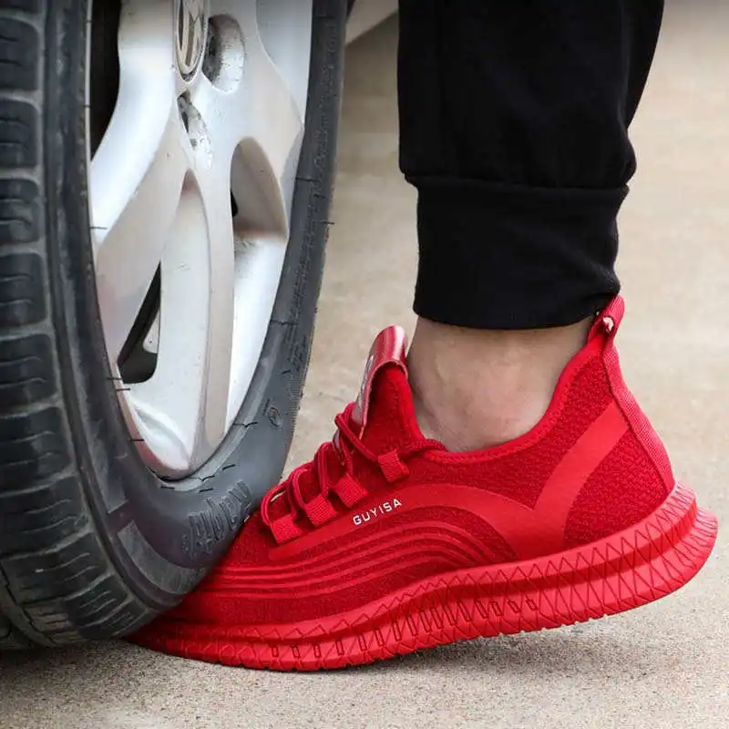 Рабочая безопасная обувь легкая сталь Toecap нестираемая мужские и женские рабочие