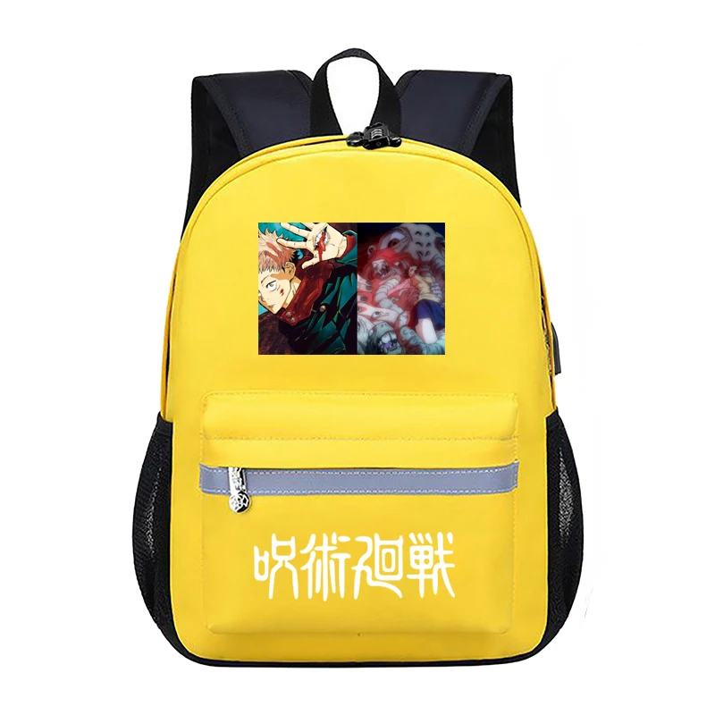 Рюкзак с мультипликационным аниме для мальчиков и девочек школьный рюкзак