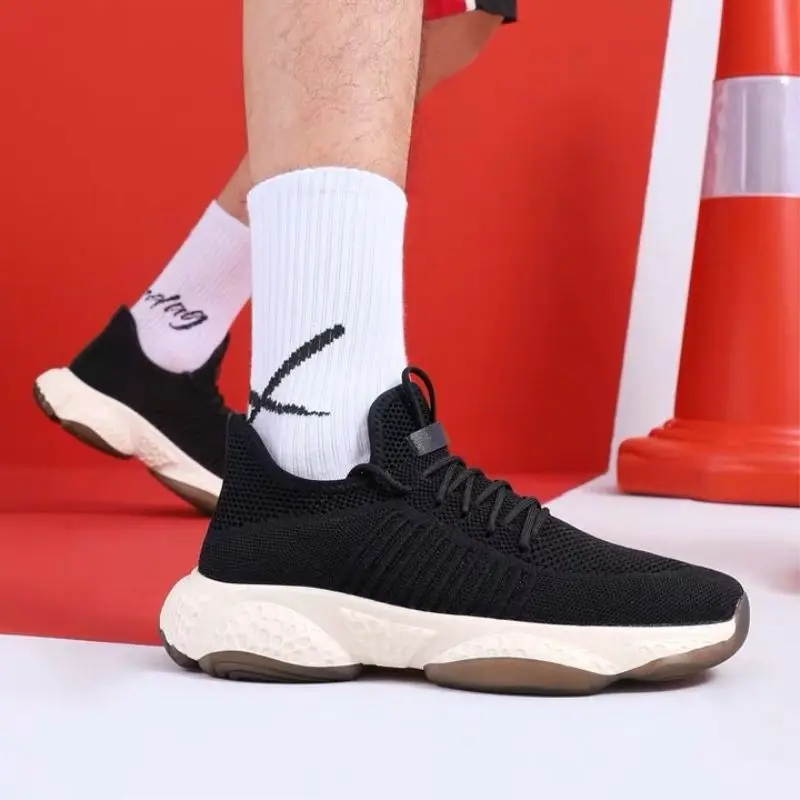 Men Breathable Running Shoes Mesh Outdoor Sneakers Male Athletic Breathable Footwear Lightweight Training Shoes Zapatillas Size