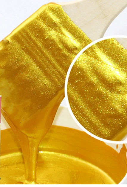 100g/1kg Hot stamping bright Gold paint,Metal lacquer, wood paint, tasteless water-based paint, applied on any surface