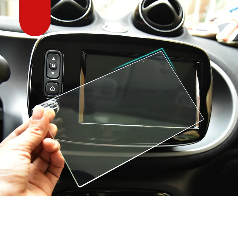 Lsrtw2017 экран gps навигации автомобиля закаленное пленка для смарт 453 fortwo forfour