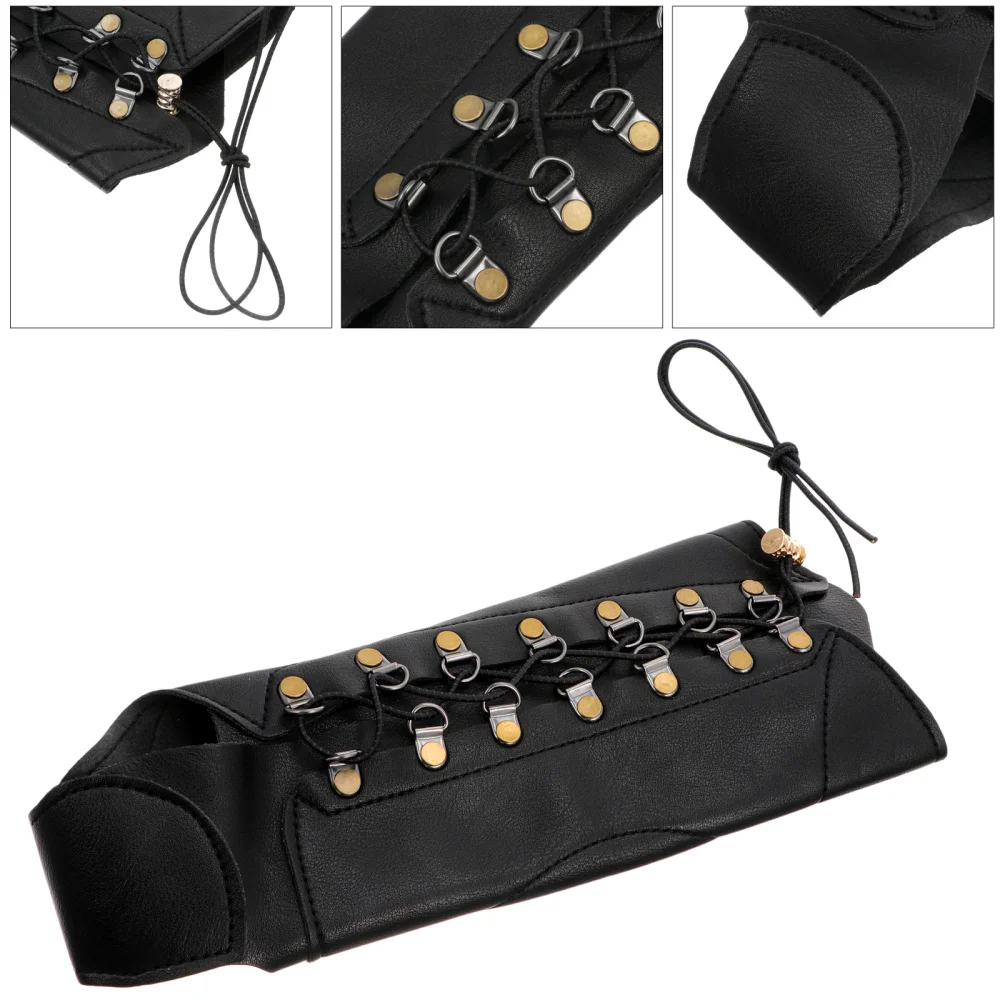 

Archery Hand Protector Shooting Arm Guard PU Leather Archery Accessory