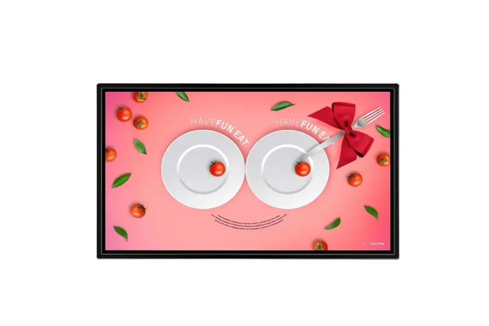 Настенный цифровой каркас ПК встроенные ЖК мониторы 32 дюйма дисплей рекламный