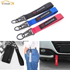 Автомобильный брелок, нейлоновая ткань, короткий шнурок, ремешок на запястье, буксировочный трос, рюкзак, пряжка, ремень для DODGE, автомобильные аксессуары