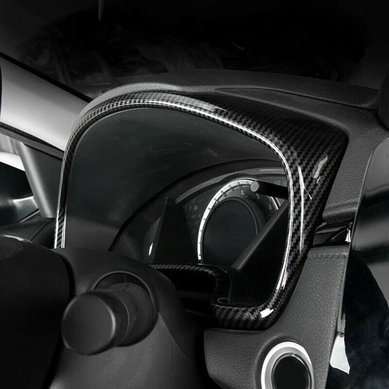 

for Honda CRV -2021 Carbon Fiber Car Dashboard Decorative Frame Cover Trim Car Decoration Accessories