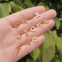 s2274 fashion jewelry twelve constellation stud earrings personality cute earrings