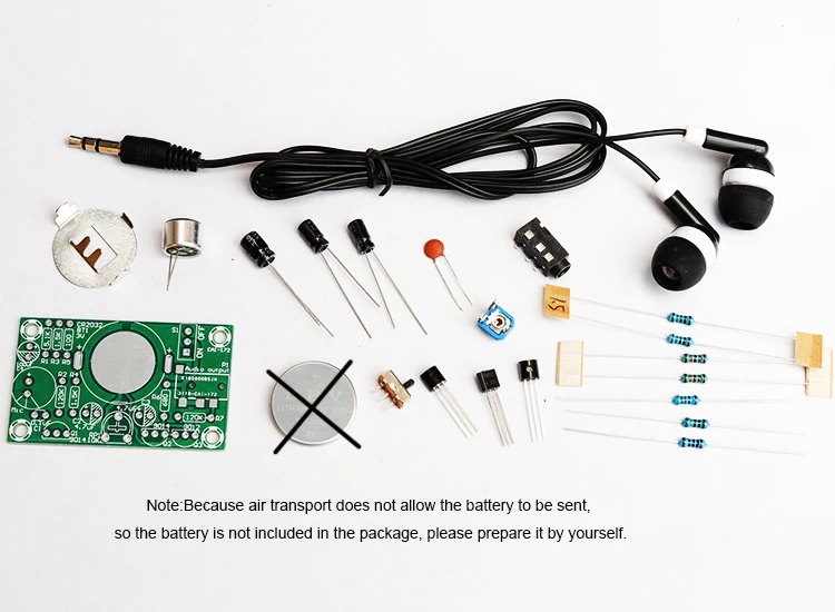 Электронный набор &quotсделай сам&quot слуховой аппарат усилитель звука обучение
