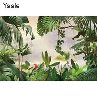yeele summer jungle tropical palms tree green leaves baby birthday photography backdrop photographic backgrounds photo studio