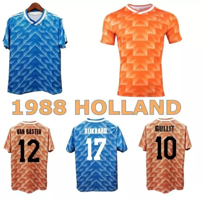 Ретро Camiseta Gullit 10 Мемориальный 1988 Van Basten 12|Майки для велоспорта| |