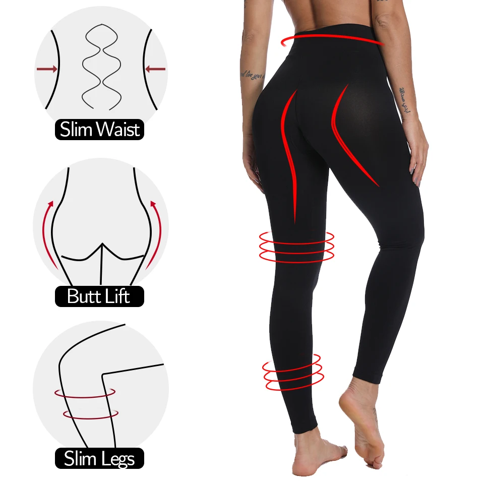 Леггинсы для женщин брюки похудения высокая джеггинсы с талией трусики