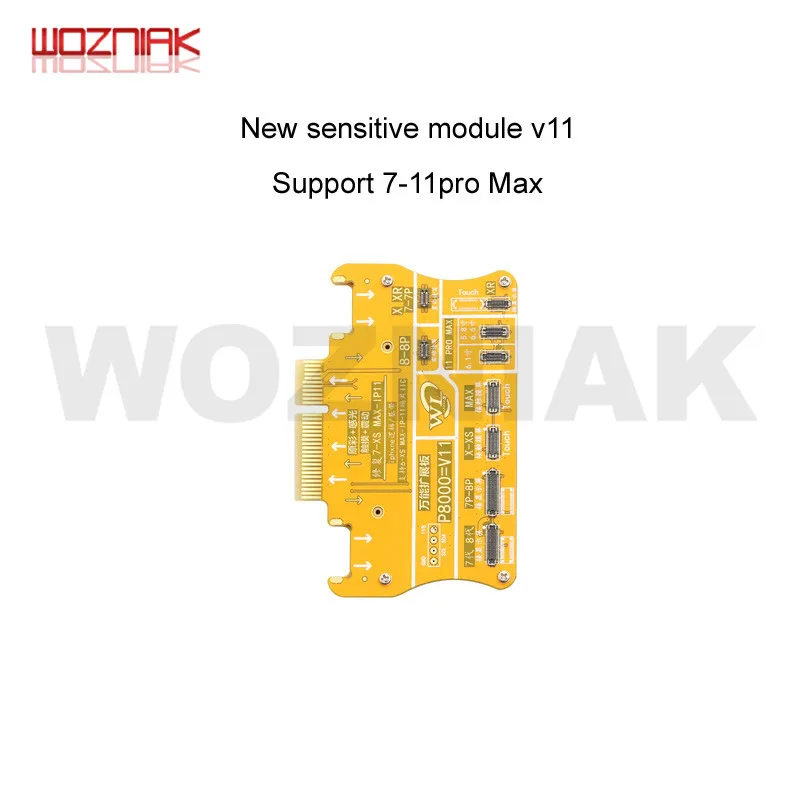 NEW v11 module WL V6 Фоточувствительный ремонтный модуль 7 7p 8 8P X XS XSMAX XR 11 PRO программист Ремонт батареи гарнитура тестер Оптический сенсор инструменты - Цвет: NEW v11 module