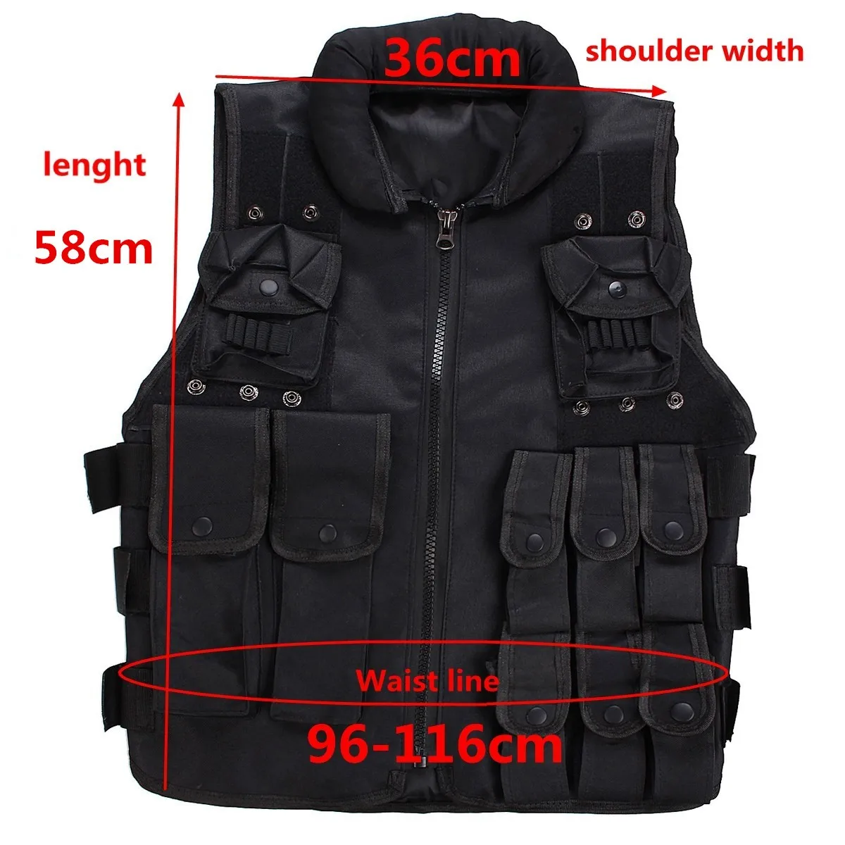 

Multi-Function Hunting Vest Military Tactical Combat Vest Molle Combat Assault Plate Carrier Tactical Vest CS Outdoor Clothing