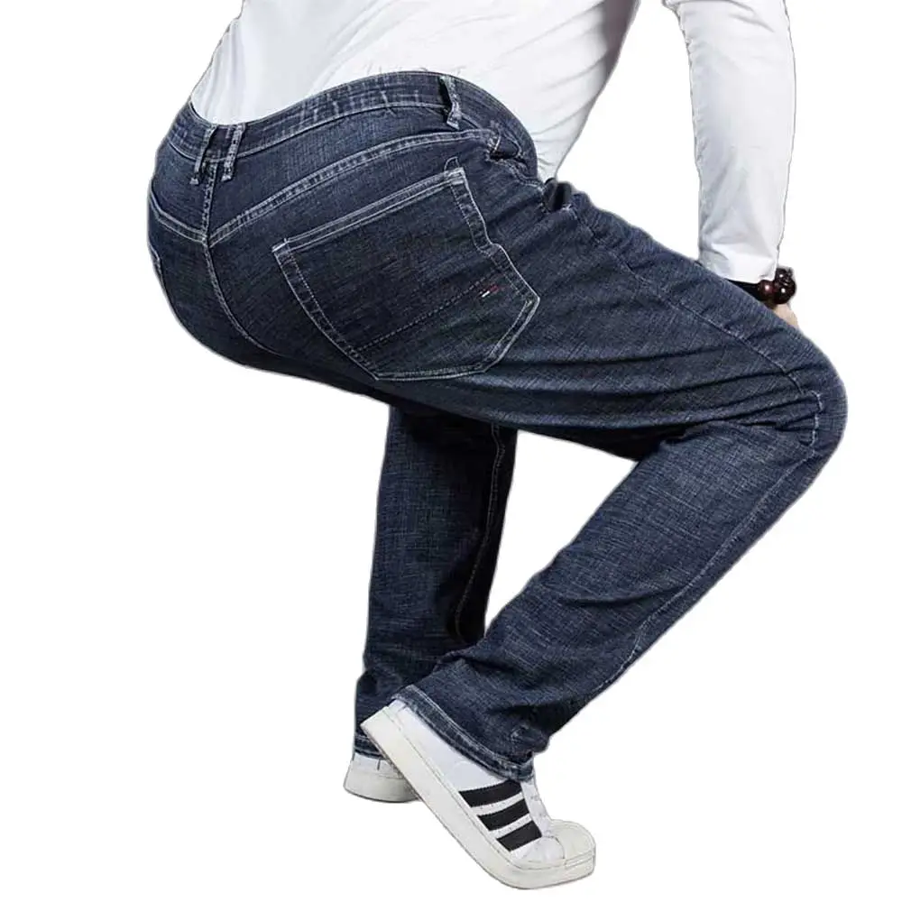 Trend Harem Jeans Men Casual Denim Pants Loose Baggy Stretched Trousers Plus Size Straight Joggers Streetwear Clothing