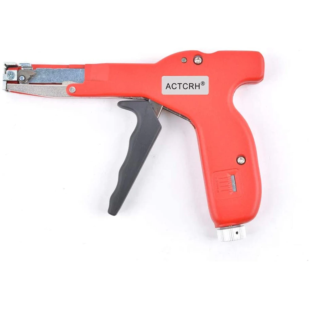 JRready ACT-CT11N Nylon Cable Tie Gun Multi-functional Fastening Cutting Tools Steel Adjustable Automatic Tape Break Hand Tools