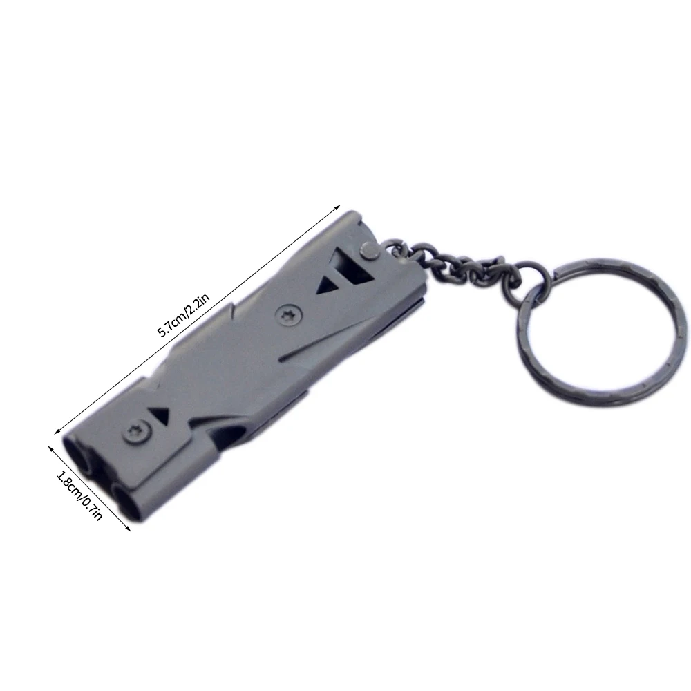 Hot Aluminum High-frequency Molle Emergency Survival Whistle Keychain for Camping Hiking Outdoor Sport Accessories Tools 150 dB | Спорт и