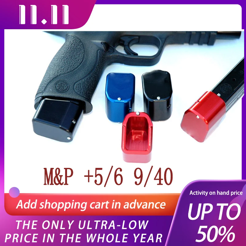Magorui тактическая алюминиевая подставка для журналов Smith & Wesson M P + 5/6 9/40 два цвета