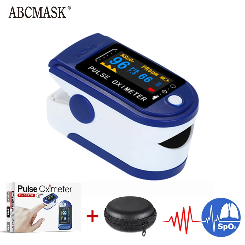 Пульсоксиметр напальчный зажим для пальцев профилактический медицинский SPO2