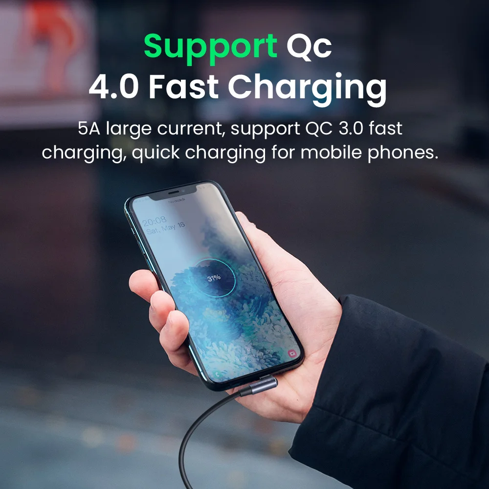 Зарядный кабель 100 Вт Type C-Type-C для ноутбуков Mac Huawei высокоскоростной передачи