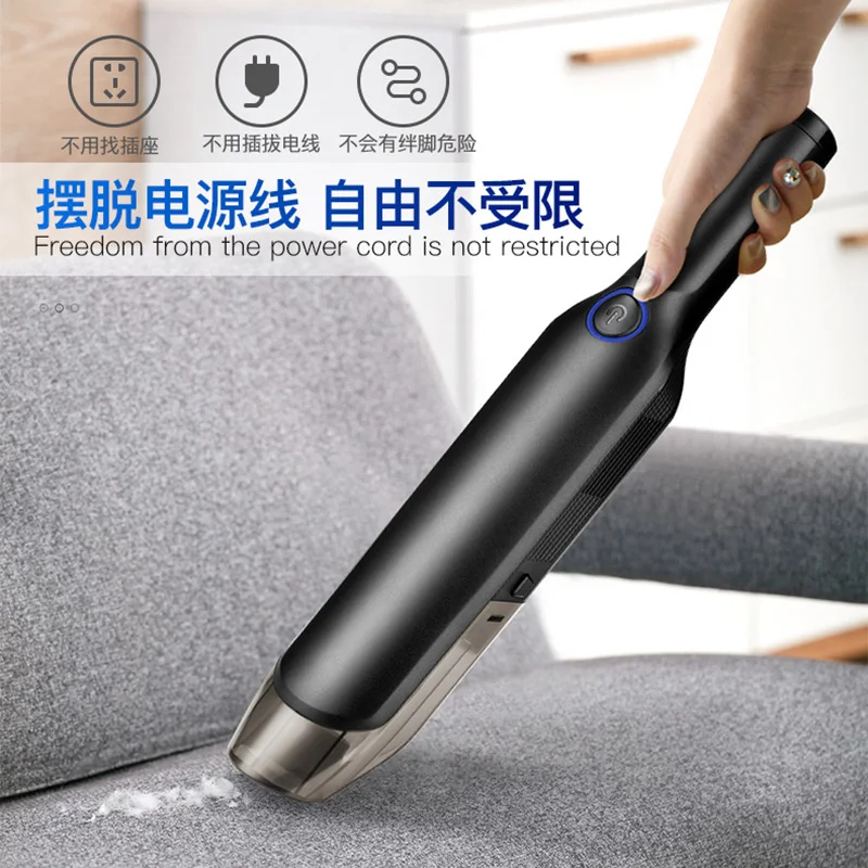 

Handheld Wireless Vacuum Powerful Cyclone Suction Rechargeable Car Vacuum Cleaner Wet/Dry Auto Portable for Car Home Pet Hair