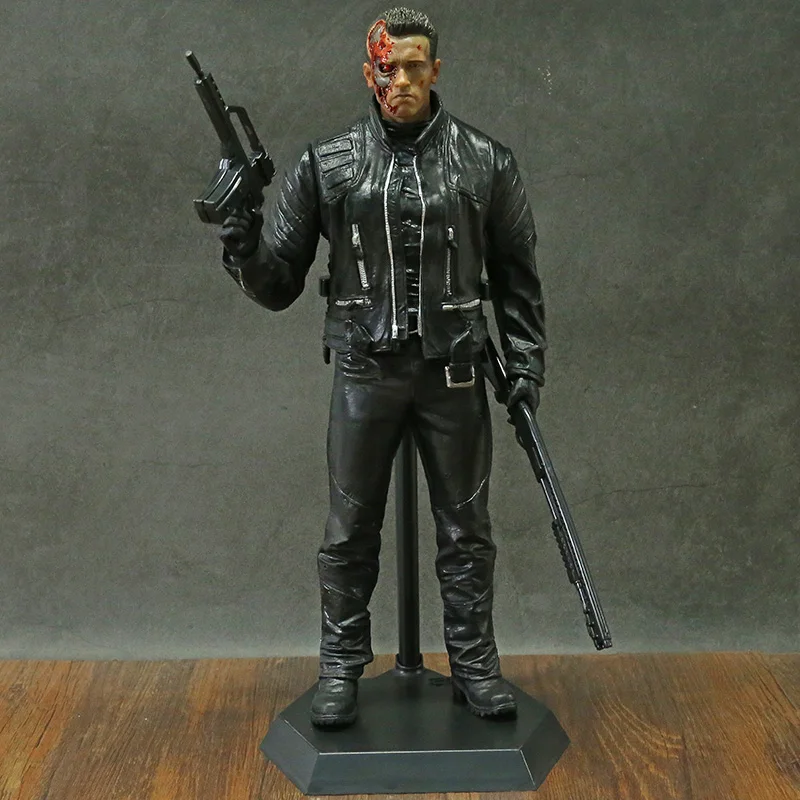 

Терминатор 2 фигурка Судный день T-800 Арнольд Шварценеггер ПВХ фигурка модель игрушка Рождественский подарок
