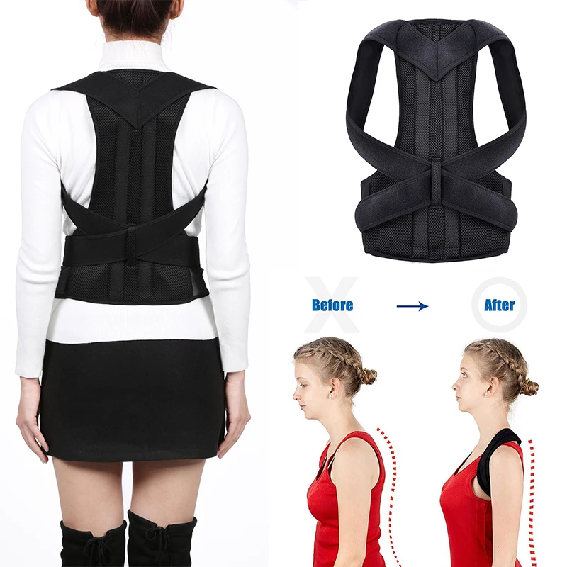 Регулируемый корректирующий фиксатор Осанки Спины позвоночника лечебный