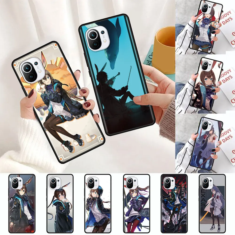 

Amiya Arknights Cute Phone Case for Xiaomi Mi 10T Pro Note 10 11 Lite 5G 9T A2 8 Lite CC9 11Ultra CC9E 9 Back Cover