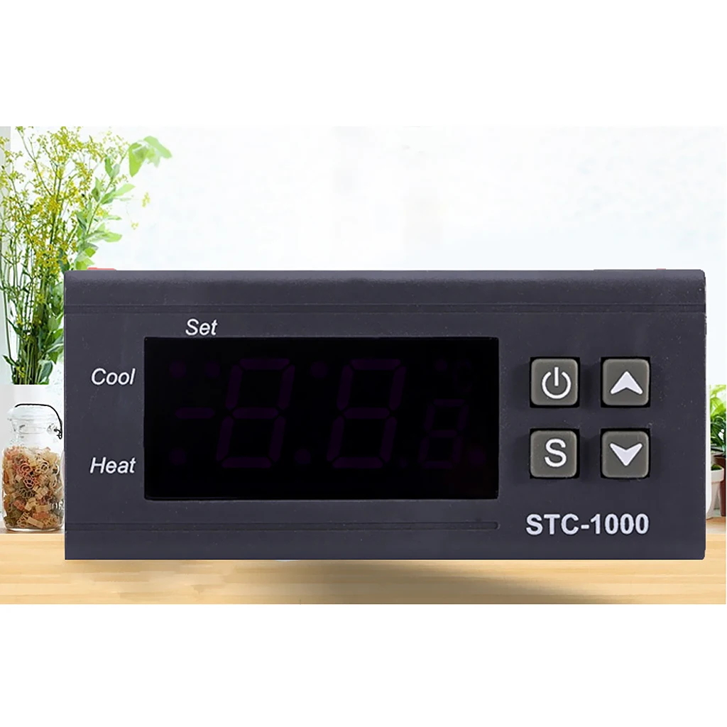 Термостат STC 1000 с двойным цифровым термостатом PID 220V AC New|Термостаты и запчасти| |