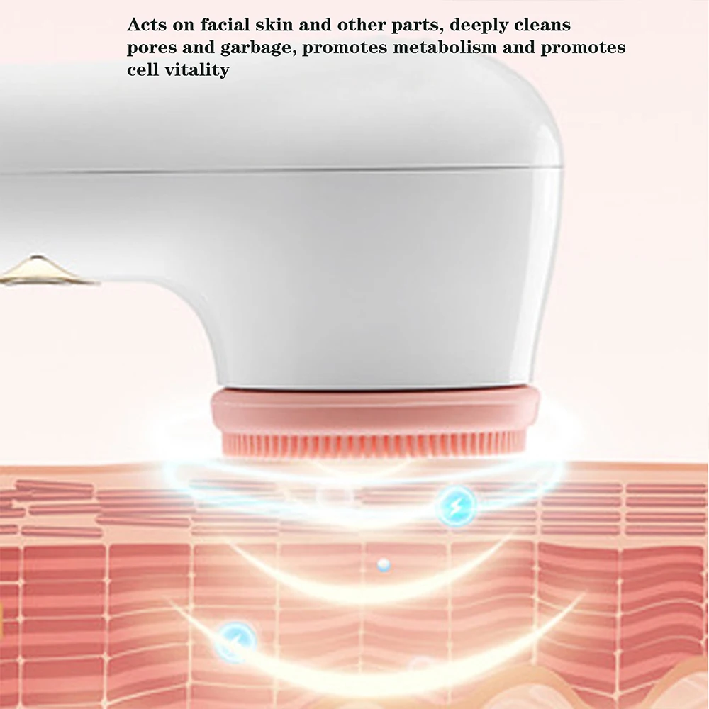 Щетка для очищения лица вращающаяся Водонепроницаемая электрическая щетка