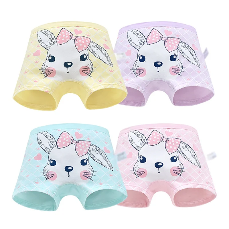 4 шт. детские трусы с принтом животных|Трусики| |