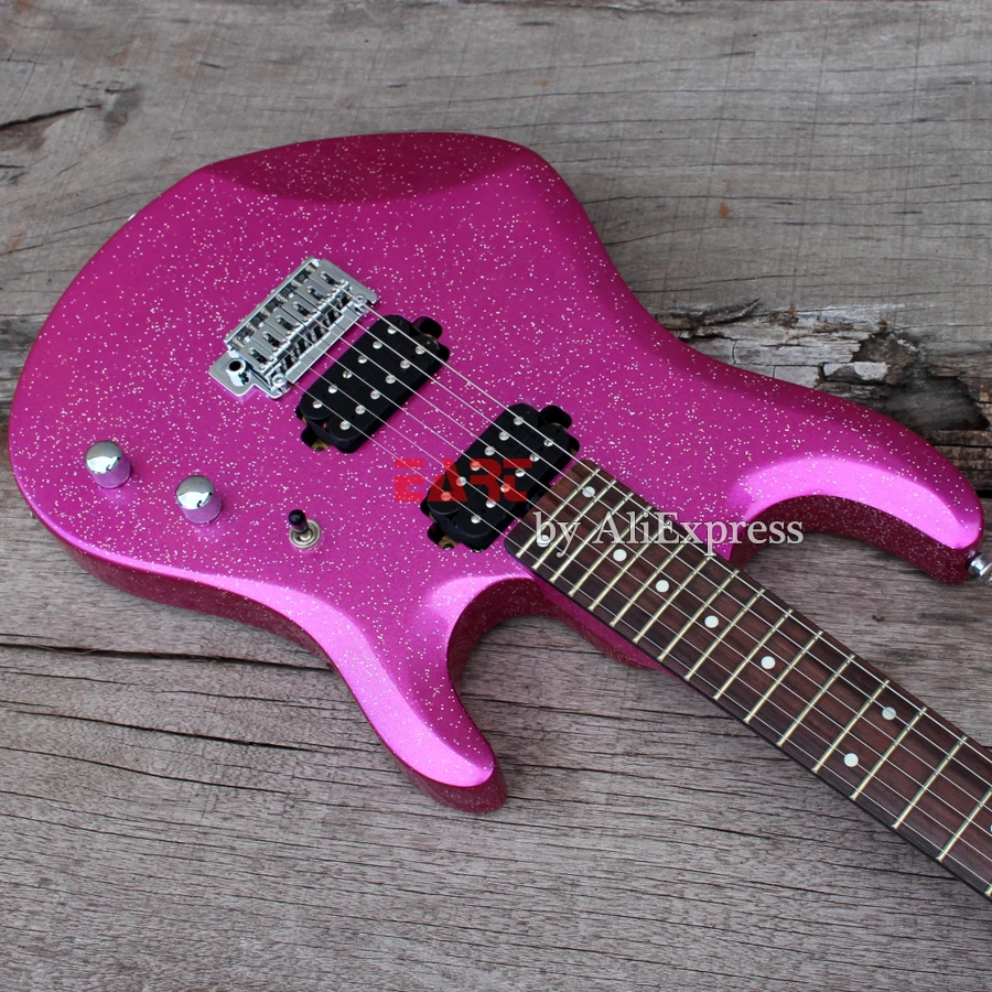 Eart фабрика custom shop Новинка JP60L металлическая фиолетовая 6 струнная электрогитара
