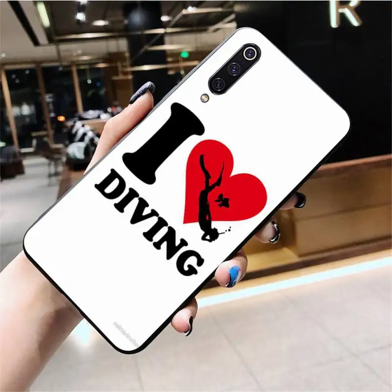 

Diver Down Scuba Flag DIY Painted Bling Phone Case for Huawei Honor 30 20 10 9 8 8x 8c v30 Lite view pro