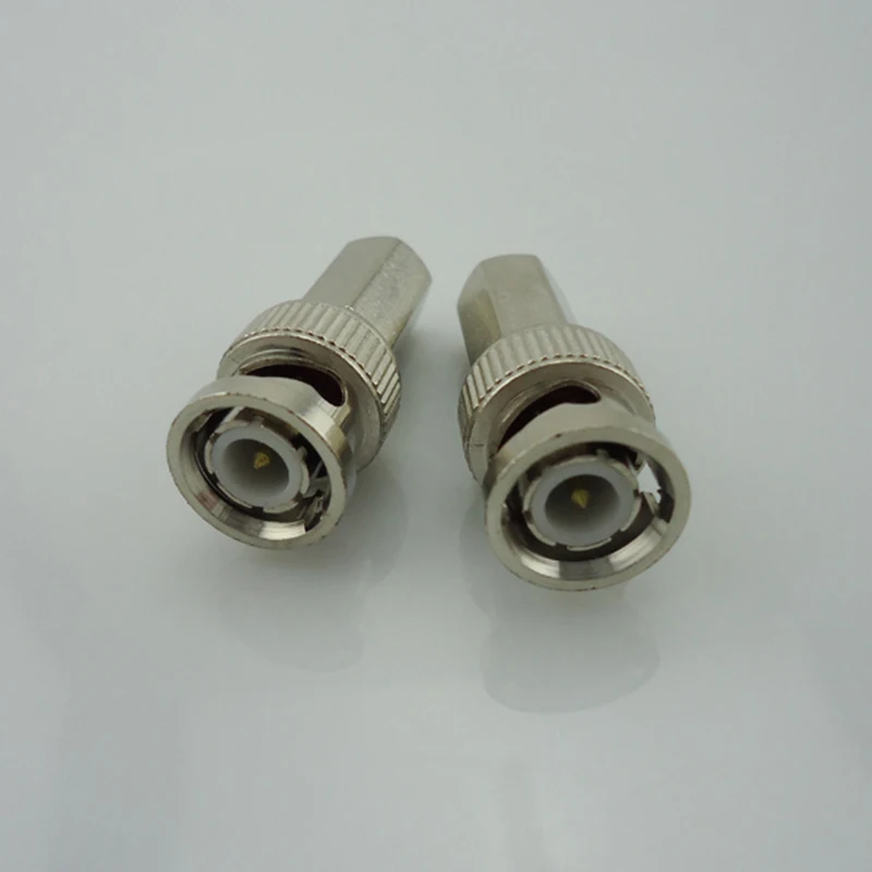 

5pcs Twist On BNC Male Plug RF Coax Connector Cable Adapter for CCTV IP Camera Security System