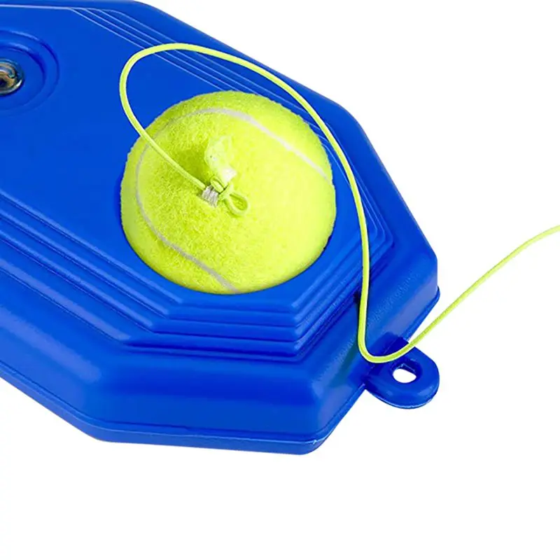 

Portable Tennis Ball Trainer Self-study Baseboard Player Training Aids Practice Tool Supply With Elastic Rope Base