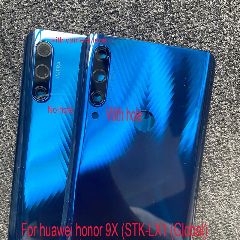 Замена для Huawei Honor 9X задняя крышка батарейного отсека Задняя стеклянная