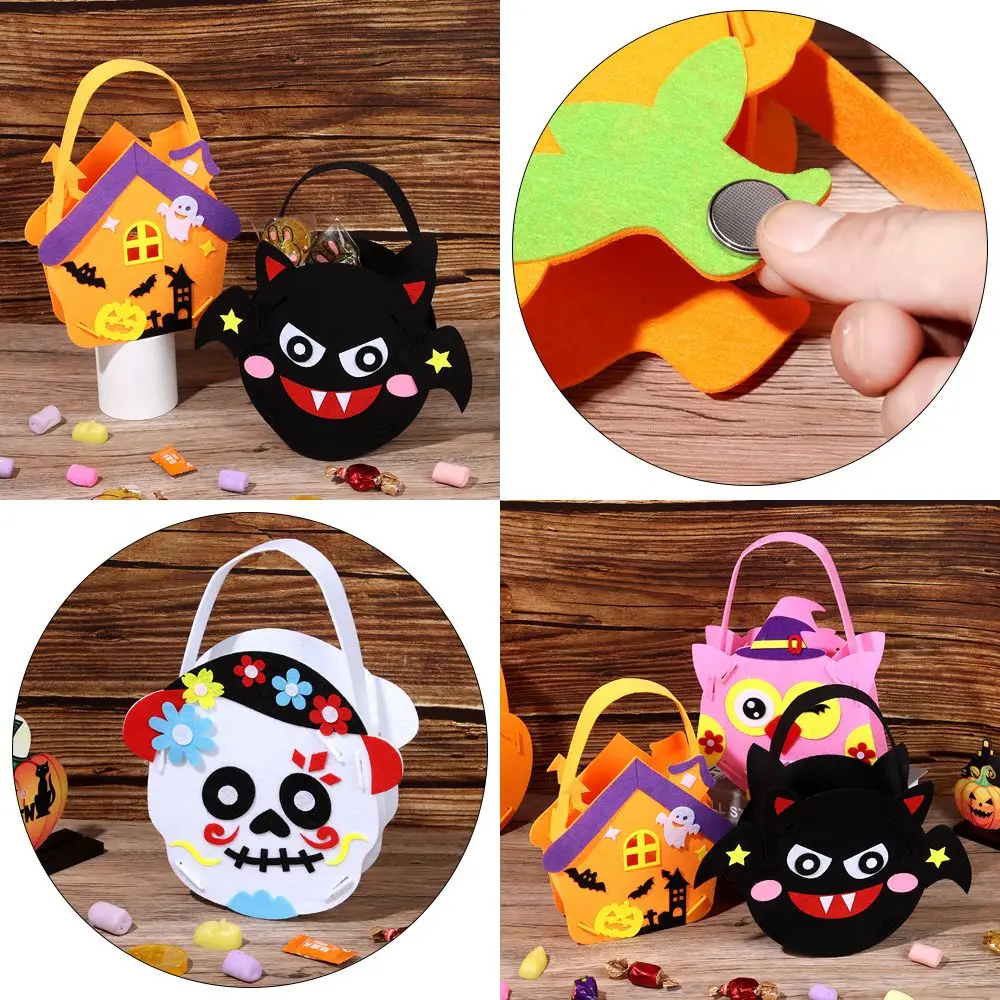 

Реквизит украшение на Хэллоуин DIY ведро Тыква мешок для конфет детский подарок сумка тоут