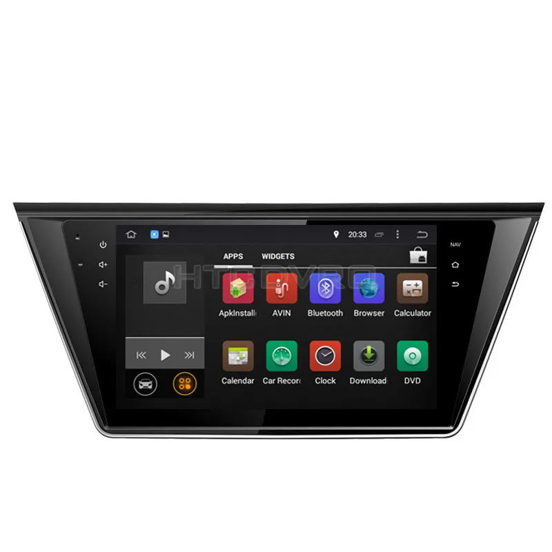 Автомобильный DVD-плеер YMODVHT 10 1 дюйма Восьмиядерный 4 Гб + 32 ГБ Android 9 0 для VW Touran 2015