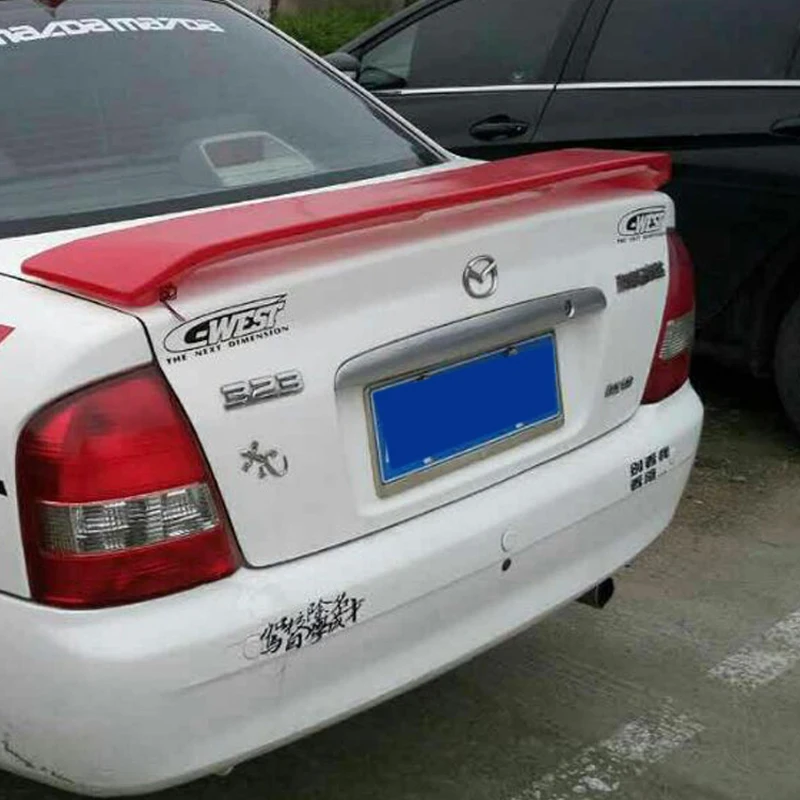 Спойлер для Mazda 323 спойлер из АБС материала заднего крыла автомобиля праймер