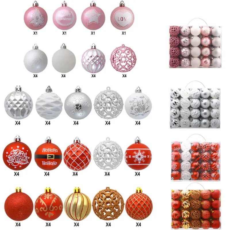20 шт. рождественские украшения для рождественской елки шар-Безделушка на